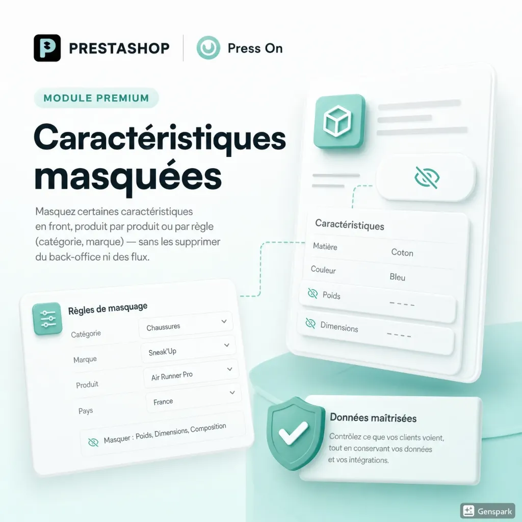 Caractéristiques masquées