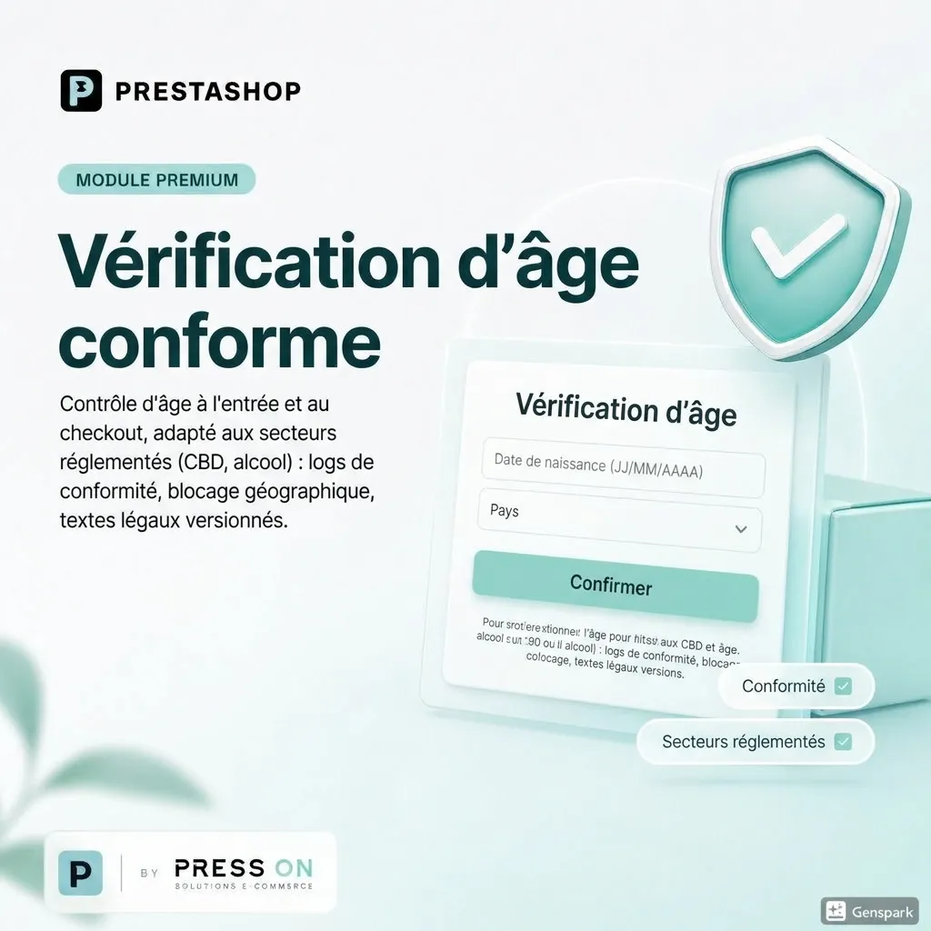 Vérification d'âge conforme
