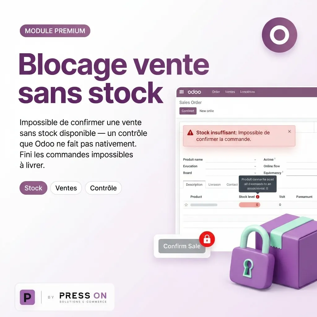 Blocage vente sans stock